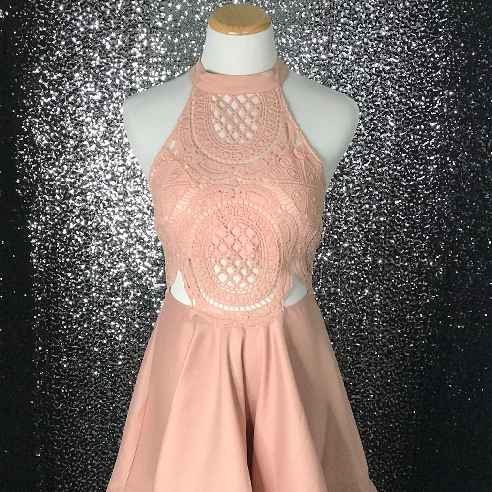 Love Culture Crochet Detail Pointelle Fit N Flare